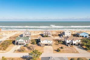 Aerial beach view