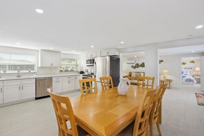 View of the Kitchen and Dining Table