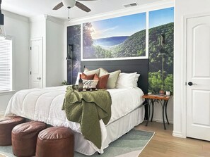And enjoy a king-sized haven for rest.