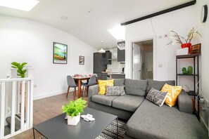 Kitchen, Dining, Living room