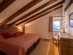Interior Design, Furniture, Flooring, Bed, Wood, Bedroom, Ceiling, Floor, Room, Bed Sheet