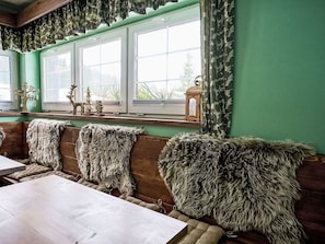 Furniture, Wood, Interior Design, Room, Window Treatment, Wood Stain, Curtain, Natural Material, Chair, Window Covering