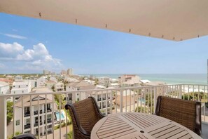 Covered & Furnished Private Balcony