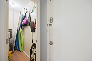 Provided beach equipment