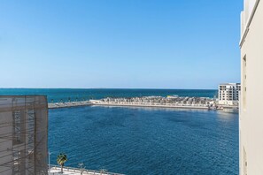 Blick von der Unterkunft