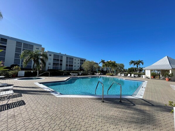 Lovely Heated Pool and Clubhouse Area