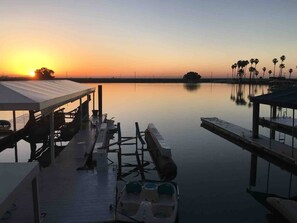 Sunrise view - wake up to this every morning! The sunets are fabulous too.