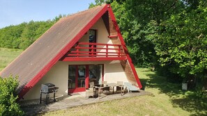 Chalet and patio