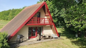 Chalet and patio