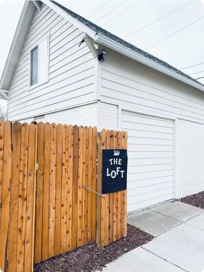 Private entrance to the Loft. 