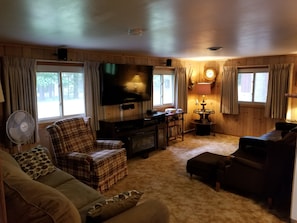 LIVING ROOM VIEW FROM FRONT DOOR