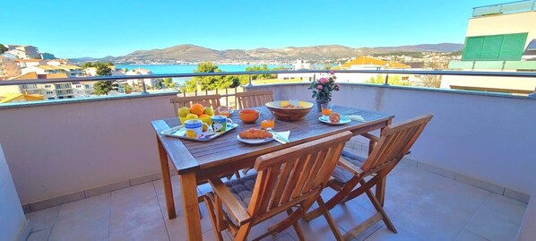 Sea view balcony