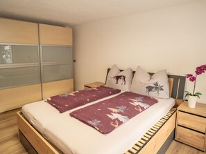 Bed, Furniture, Bedroom, Interior Design, Flooring, Wood, Floor, Bed Sheet, Bedding, Room
