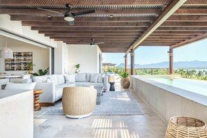 Views form every area of the terrace