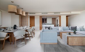 Dining and living room area 