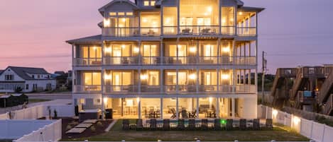 Rear Exterior of Solara at Twilight