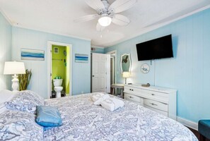 Sleep soundly on lush bedding in each room 