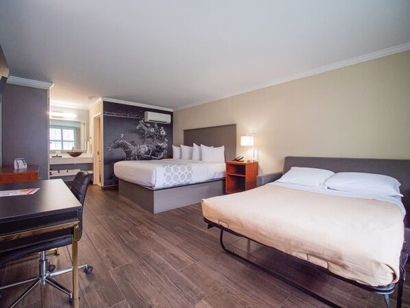 Unit with 1 King bed and sofa bed