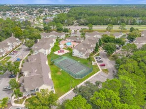 Drone pic tennis court