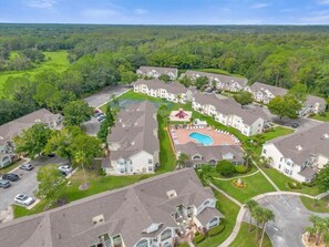 drone pic pool and playground