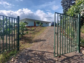 private entry gate with lock