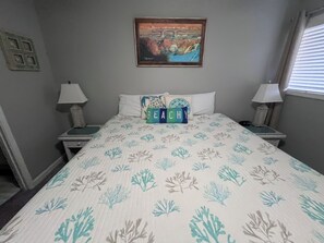 Master bedroom with king bed