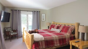 Master Bedroom has a Flat Screen TV