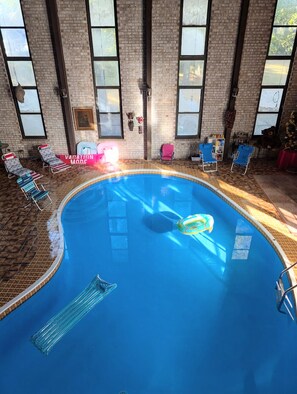 Pool Room, with 15,000 gallon heated pool. Spanish Talavera tile on the apron.