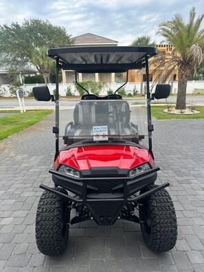 Brand New 6-Seater Golf Cart Included!