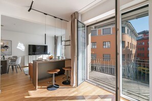 Living and dining room