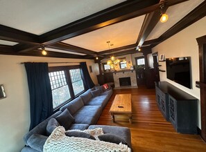 Massive sectional couch perfect for a movie night or for kids to sleep on.