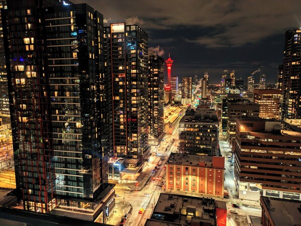 Iconic Calgary Tower View From Balcony