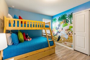 Bunk room with Mickey theme