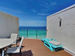 Furnished Rooftop Balcony