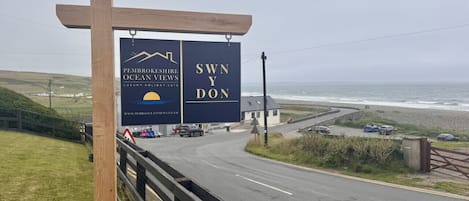 Swn Y Don - Main Entrance Sign and logo for Pembrokeshire Ocean views