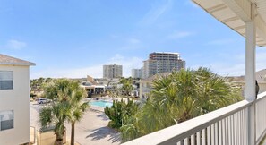 Balcony With Pool View