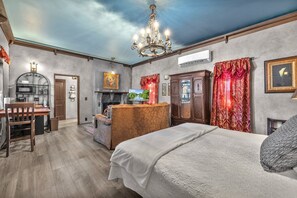 Sink into the king size bed for a night of rest