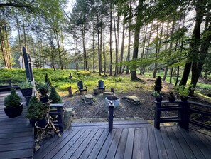 The firepit will be a hub of activity.