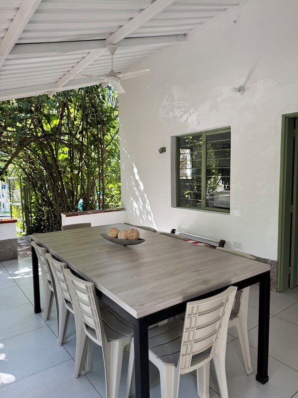 Outdoor dining