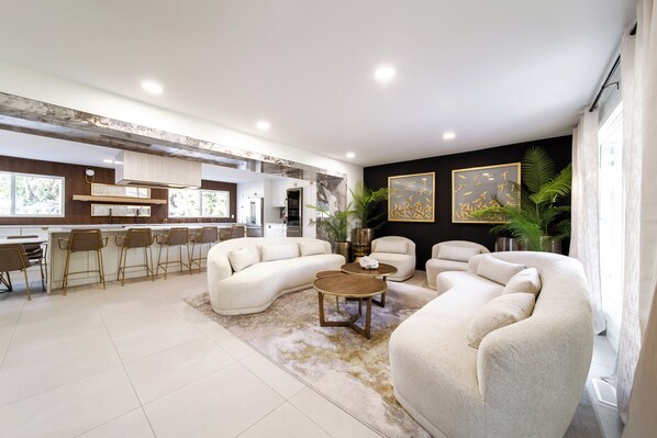 Cozy seating for relaxation and socializing.