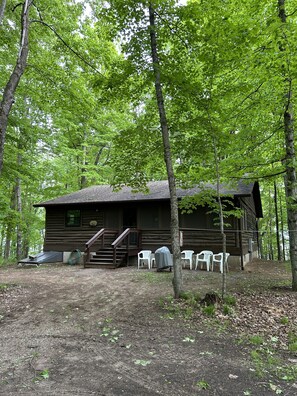 Back door (north) and screened-in porch