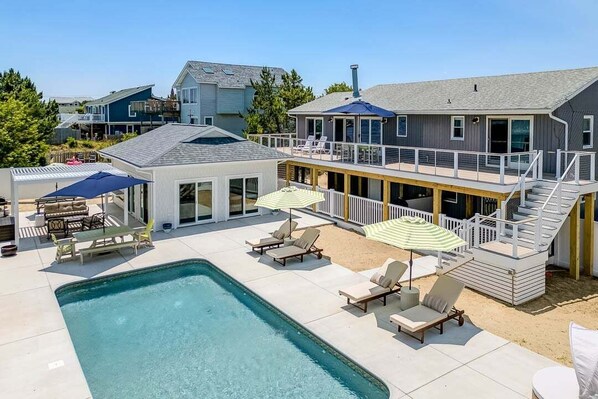 Aerial View of Beach Bungalow