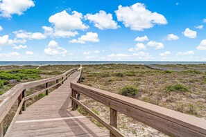With Beach Access Just One Block Away, You'll Have Your Toes in the Sand in No Time