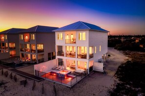Exterior at twilight