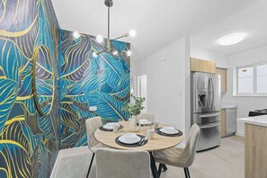 Create lasting memories with friends and family in this comfortable and stylish dining space.