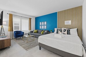 Unwind and relax in this stylish living area, perfect for movie nights or catching up with friends.