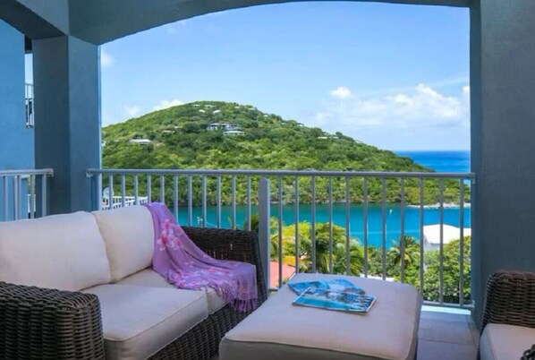 Your covered deck offers breathtaking views 