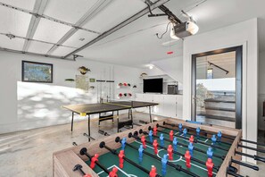 Ping pong, foosball, and more!