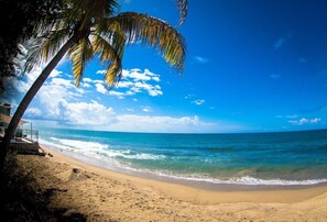 Swimming beach, sandy bottom