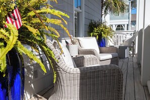 Comfortable front porch
